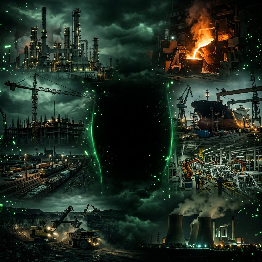 Industries panoramic background